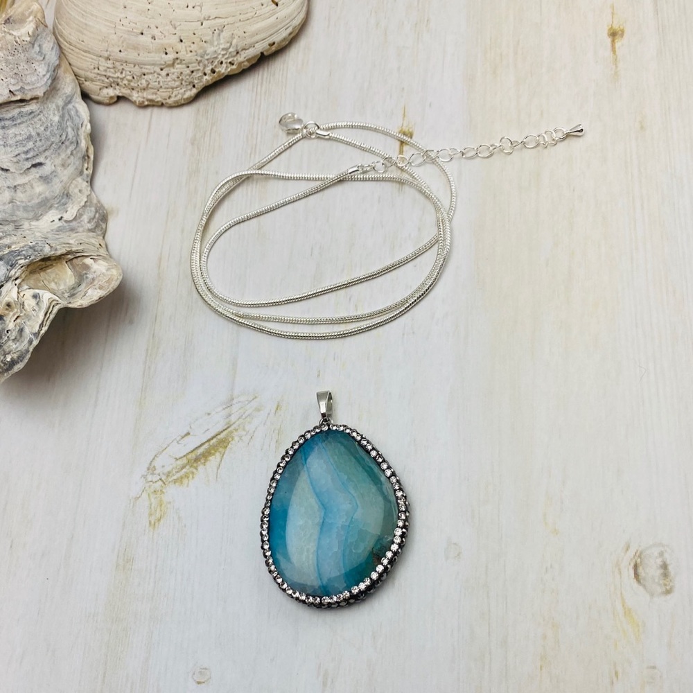 🐬Beautiful Pendent Larimar 🐳 - Picture 6 of 11
